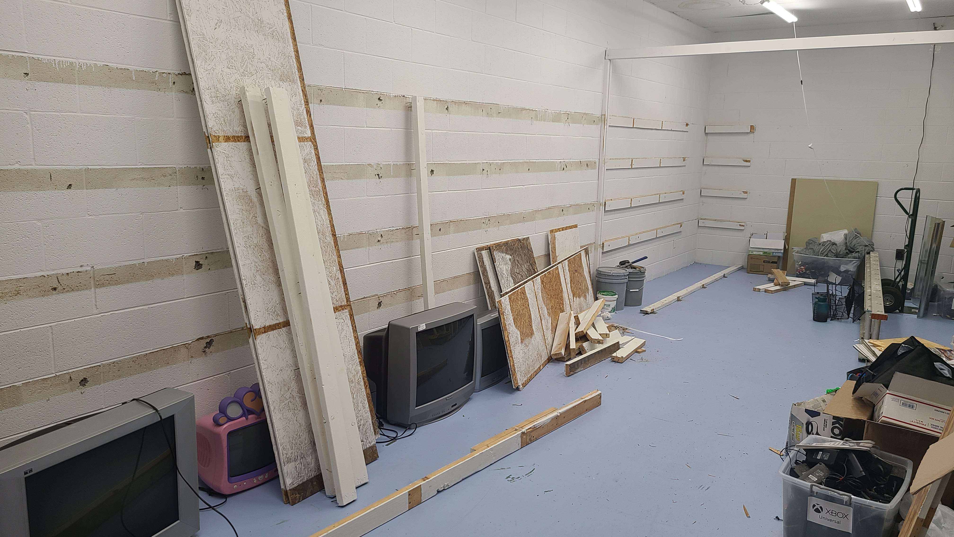 Progress on renovation.